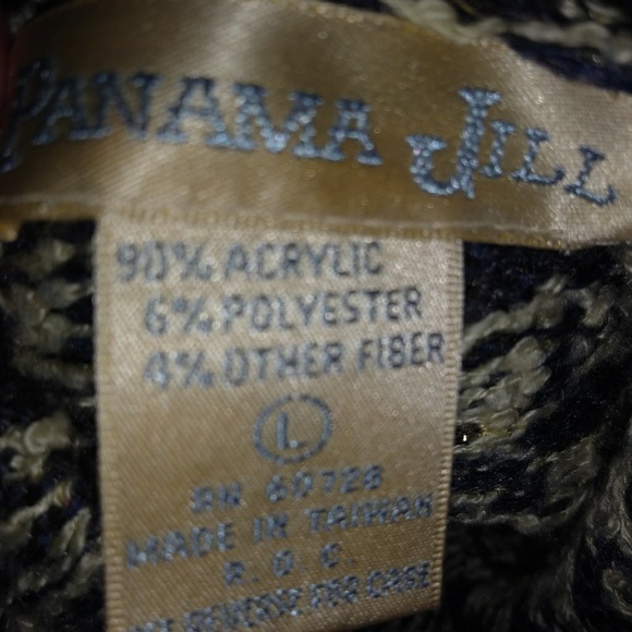 Panama Jill L Lovely Machine Knit Sweater Top Jumper - Picture 3 of 3